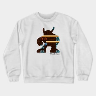 Quick Man Silhouette - Mega Man 2 Crewneck Sweatshirt